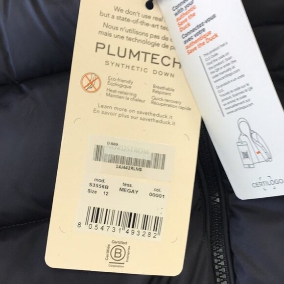 Save The Duck Boys' Hooded Jacket - Picture 8 of 9